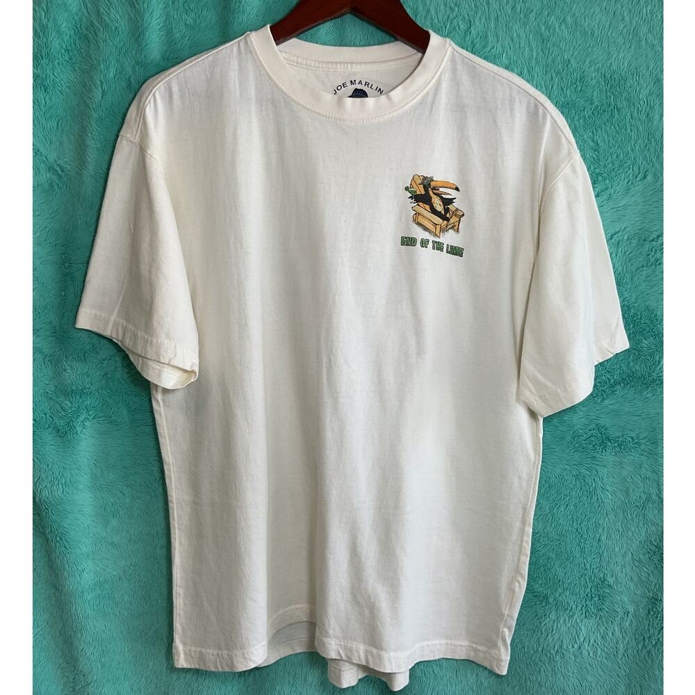 Joe Marlin Pure cotton Unwind End of the lime tee XL